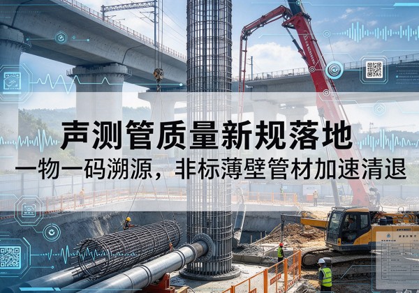 东昌府声测管质量新规落地，一物一码溯源，非标薄壁管材加速清退